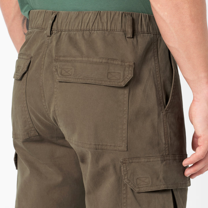 Stretch Cargo Jogger close up on model