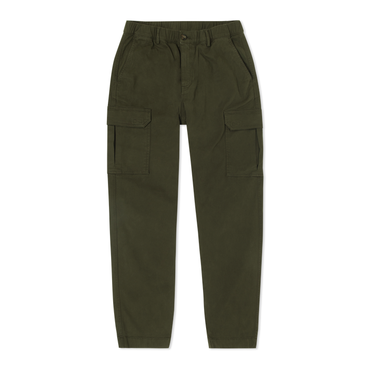 Stretch Cargo Pant Dark Pine front flat