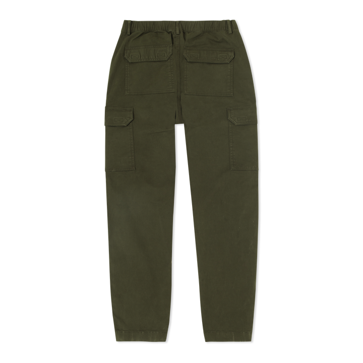 Stretch Cargo Pant Dark Pine back flat