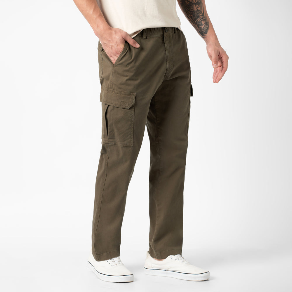 Stretch Cargo Pant Desert side on model