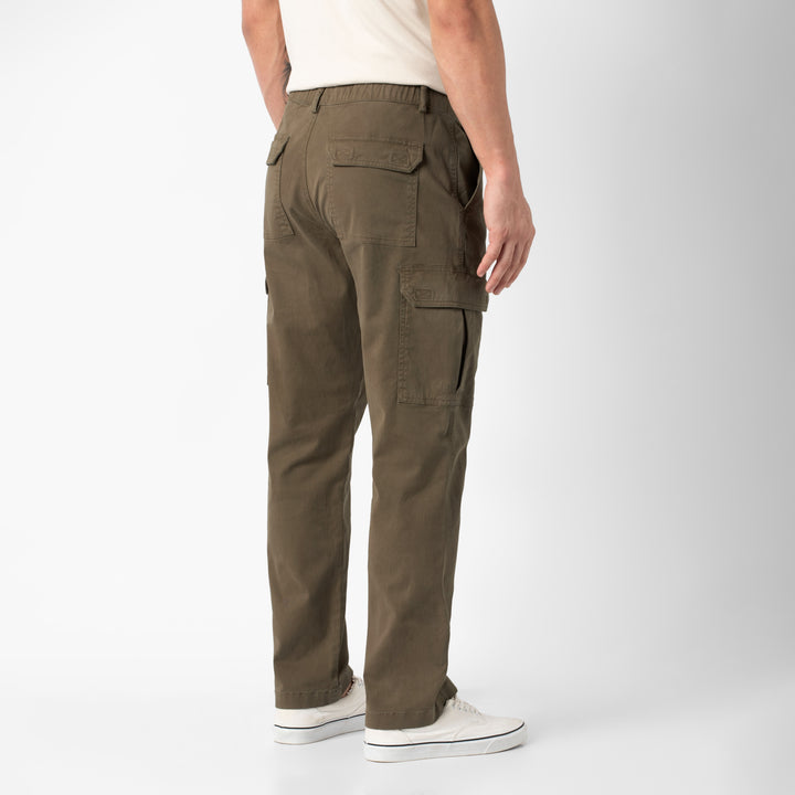 Stretch Cargo Pant Desert back on model