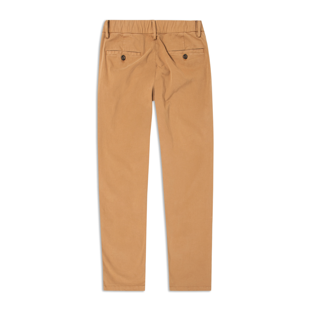 Stretch Chino Pant Camel back flat