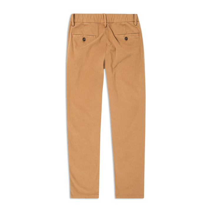 Stretch Chino Pant Camel back flat