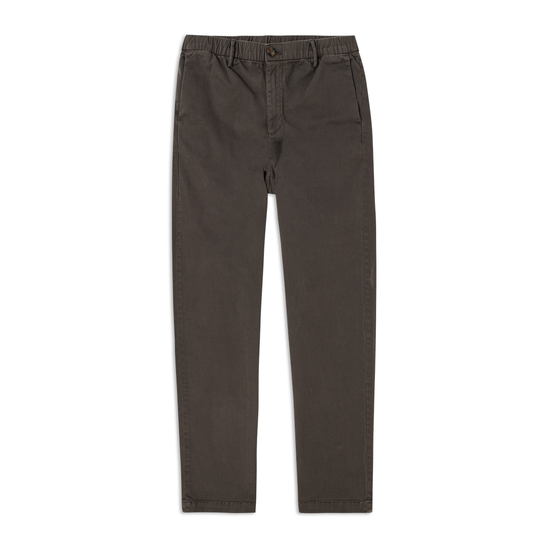 Stretch Chino Pant Coal front flat