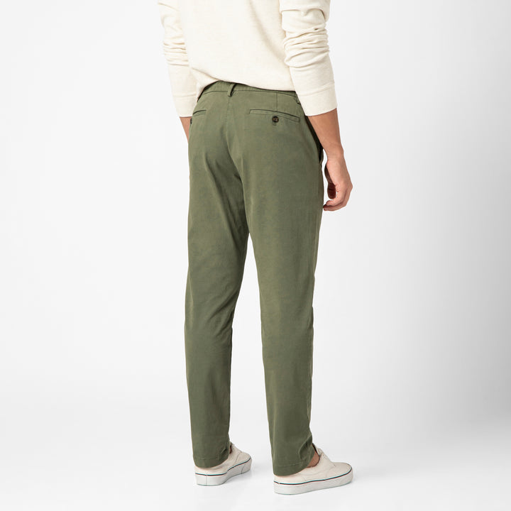 Stretch Chino Pant Fern back on model