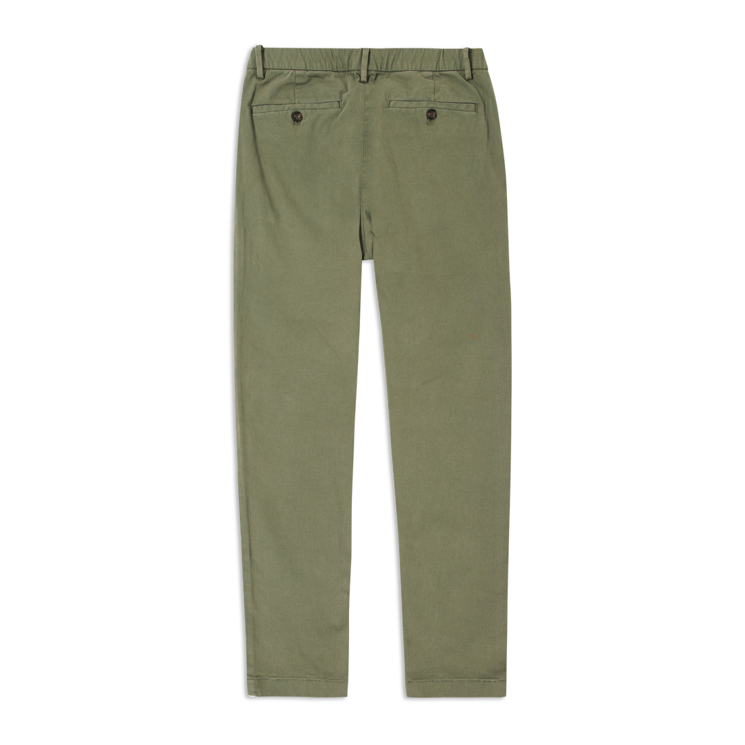 Stretch Chino Pant Fern back flat