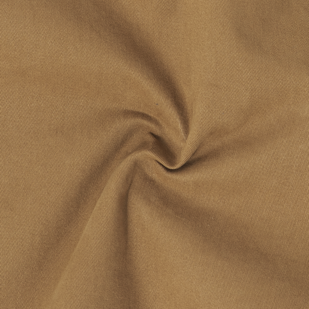 Stretch Chino Short Camel 5.5" fabric detail