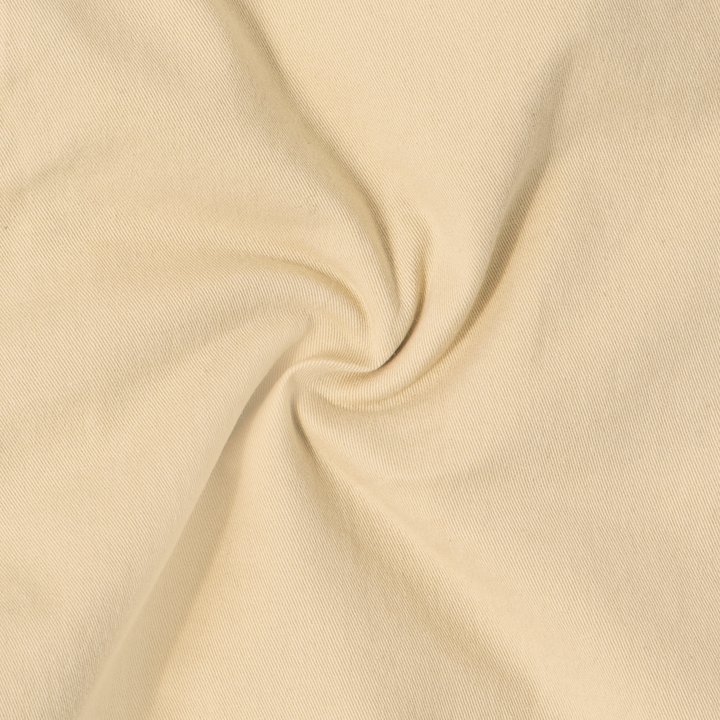 Stretch Chino Short Butter Yellow 7" fabric detail