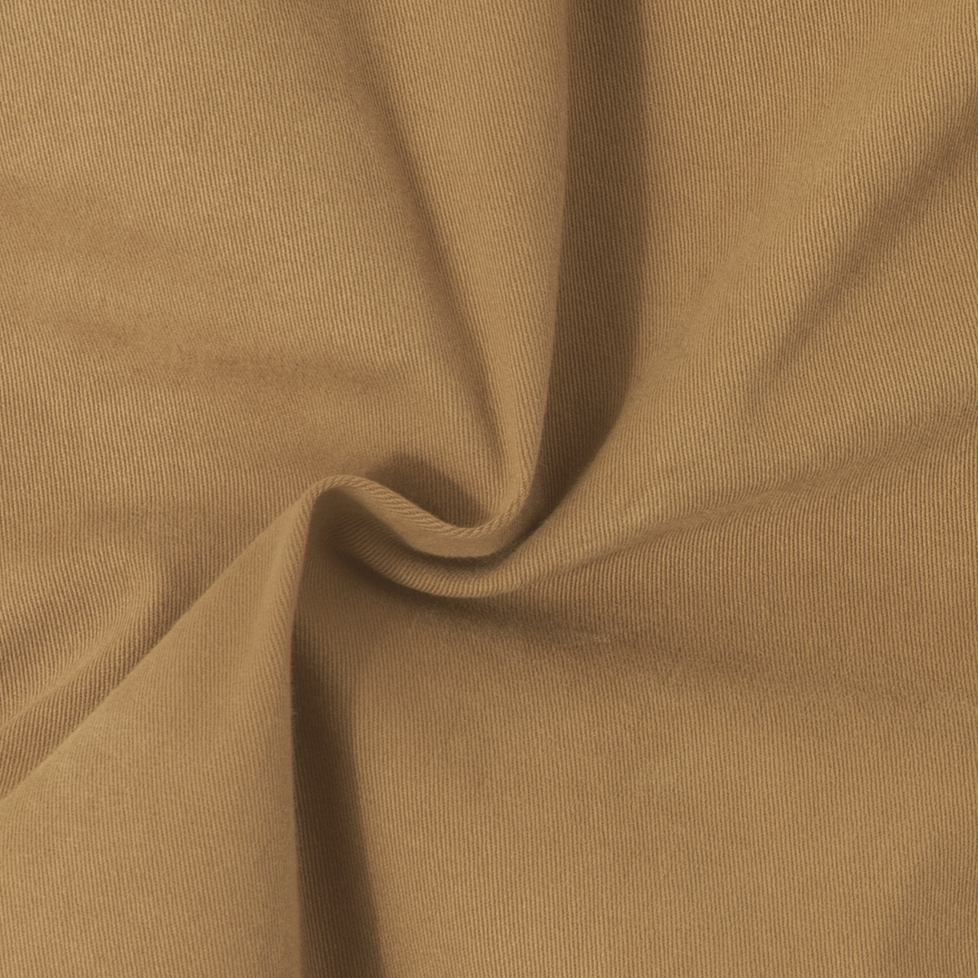 Stretch Chino Short Camel 7" fabric detail
