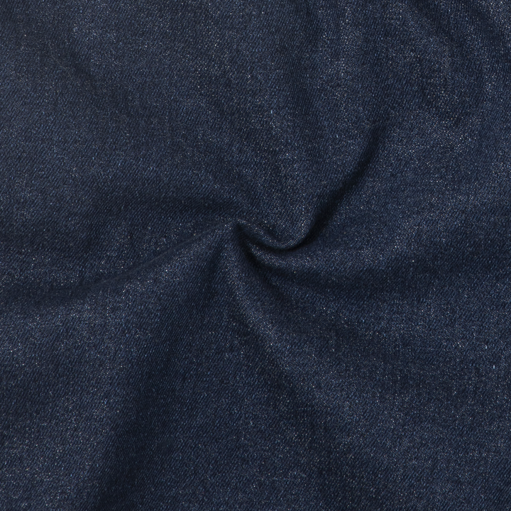Stretch Denim Short Dark Wash fabric detail