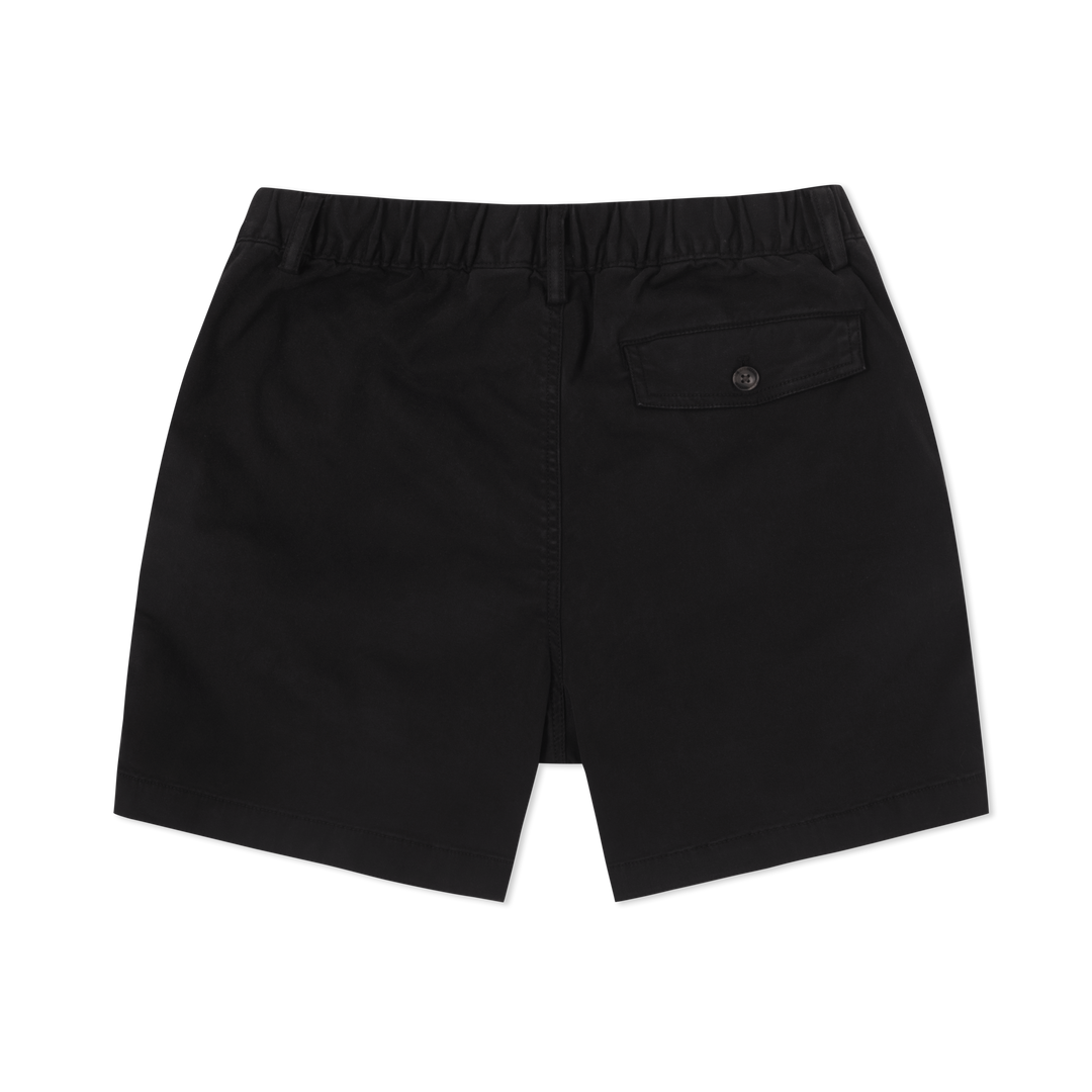 Stretch Short Black Out 5.5" back flat