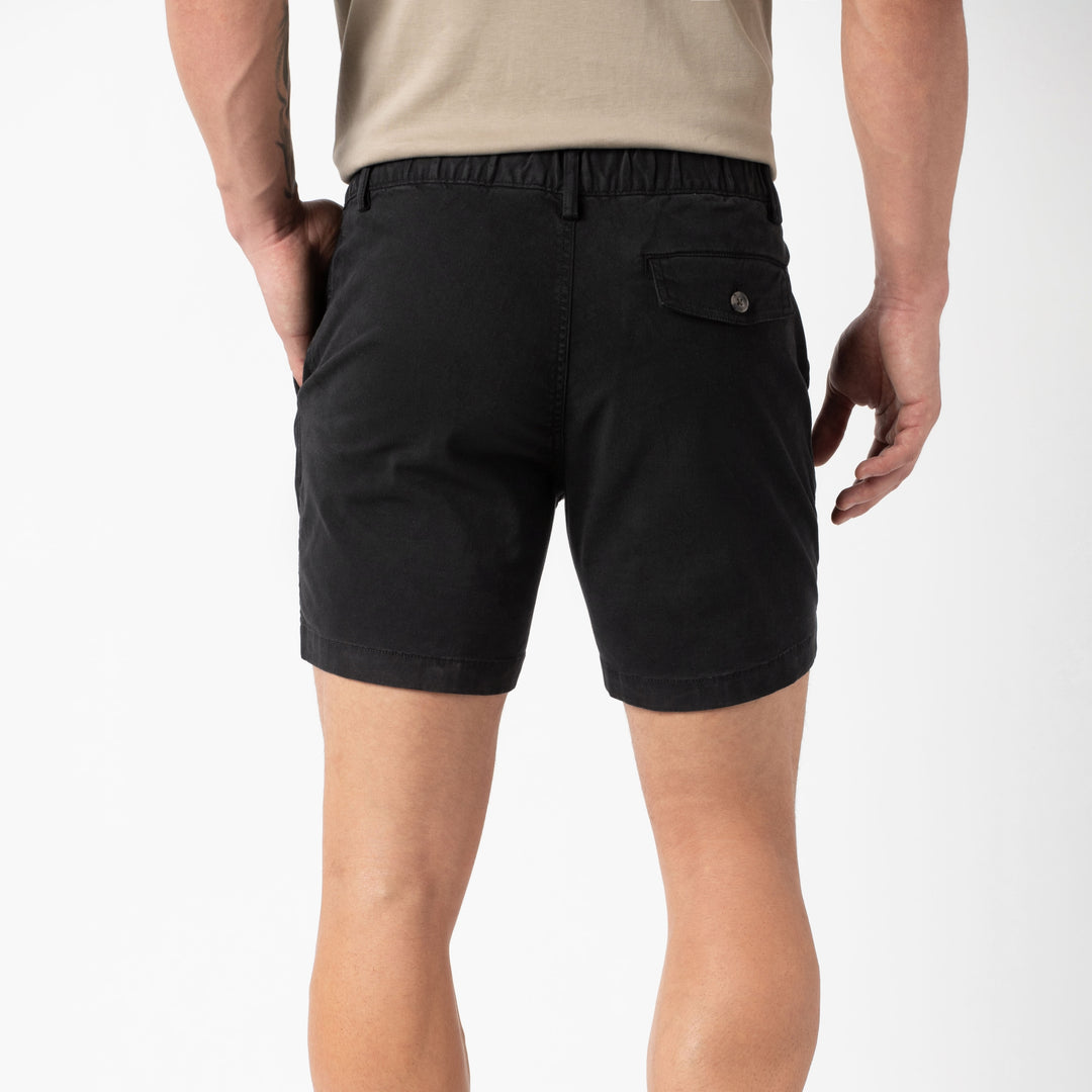 Stretch Short Black Out 5.5" back on model
