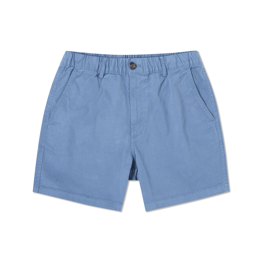 Stretch Short 5 Blue Jay front flat
