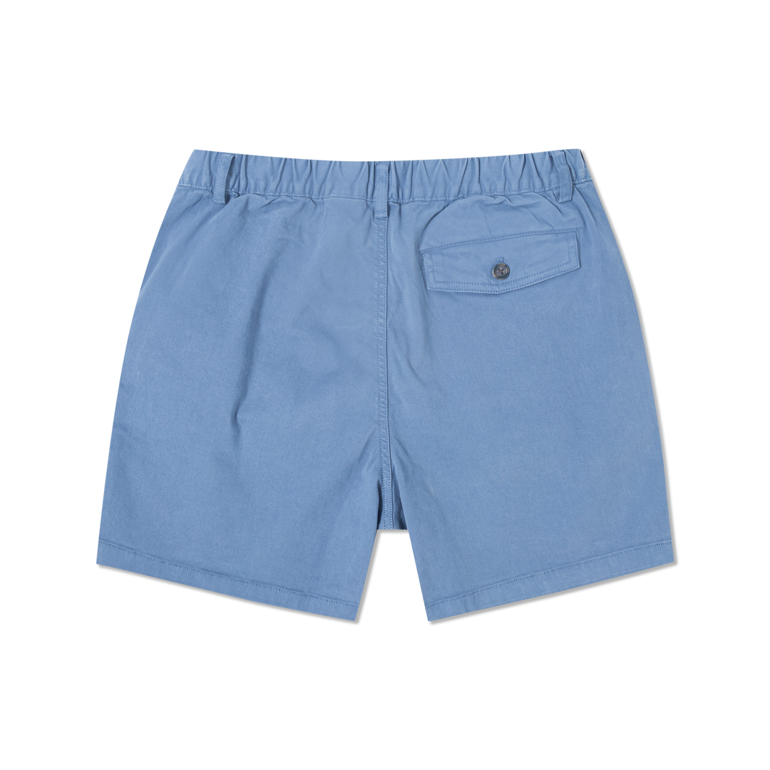 Stretch Short 5 Blue Jay back flat