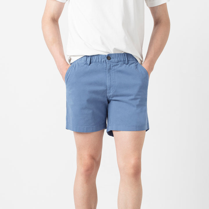 Stretch Short 5 Blue Jay front on model