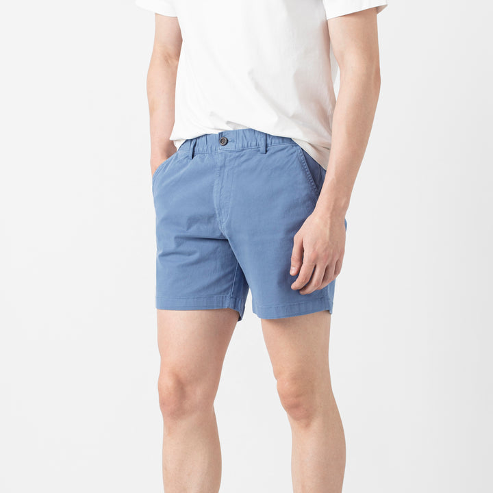 Stretch Short 5 Blue Jay side on model