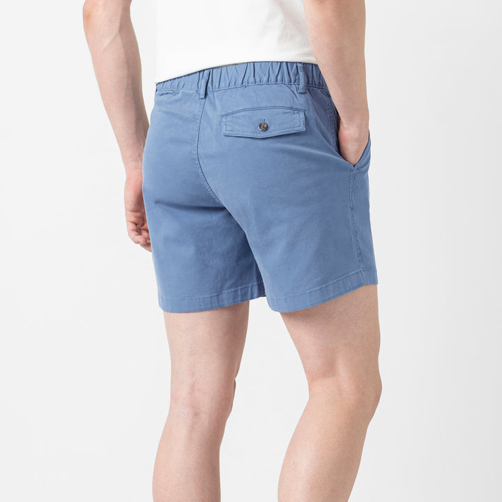 Stretch Short 5.5" Blue Jay side on model