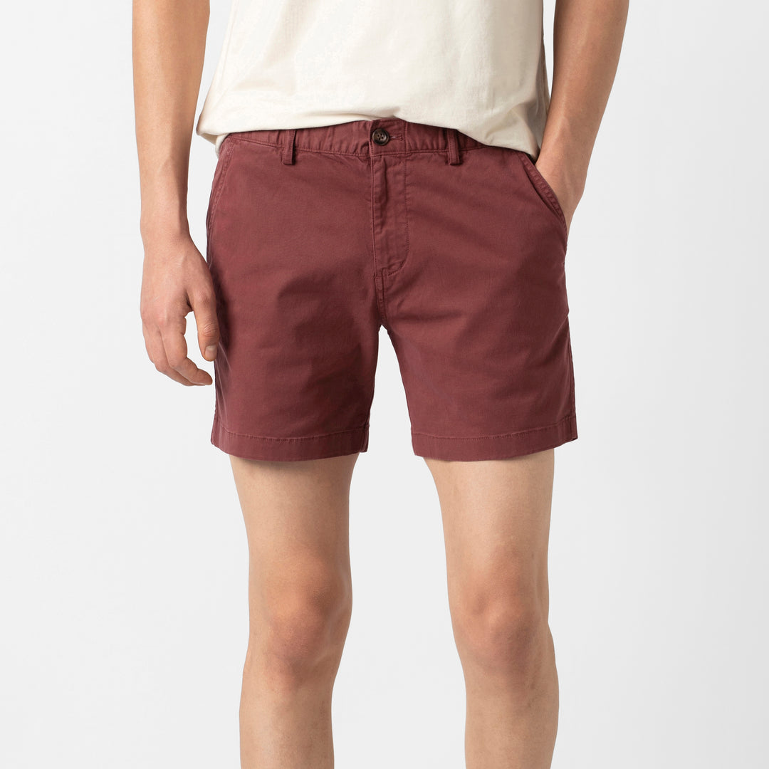 Stretch Short 5.5" Brick front on model
