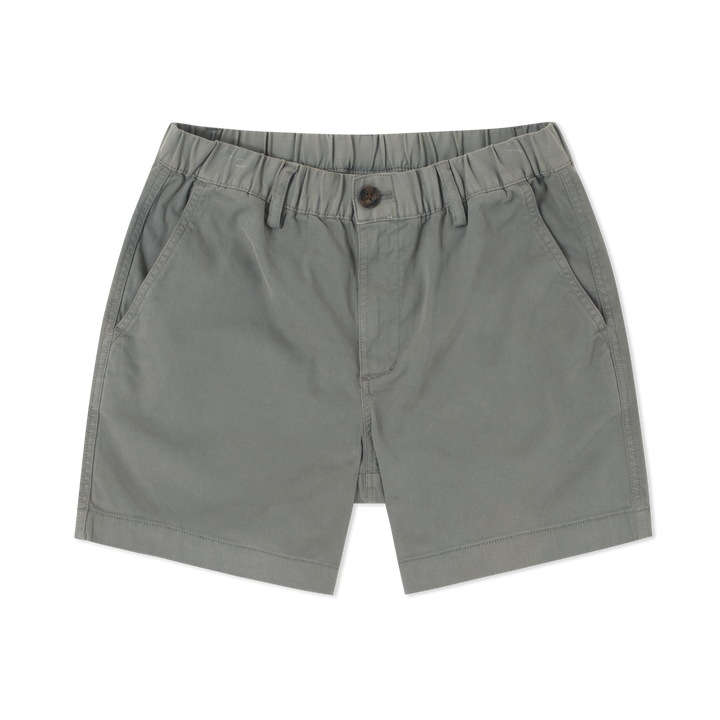 Stretch Short Charcoal Grey 5.5" front flat