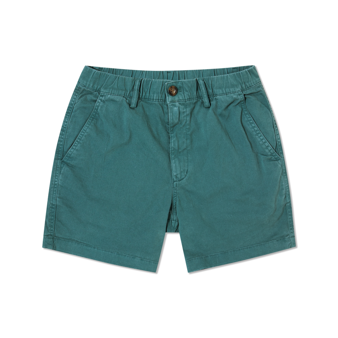 Stretch Short 5 Dark Teal front flat
