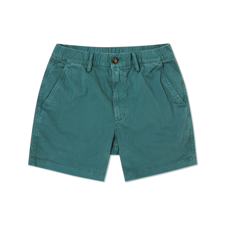 Stretch Short 5 Dark Teal front flat