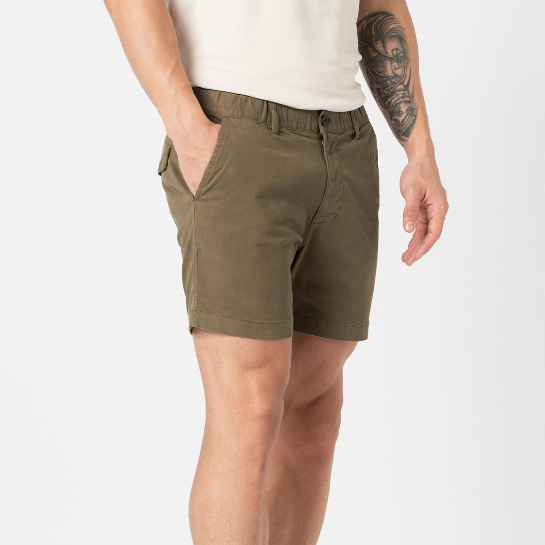 Stretch Short Desert 5.5" side on model