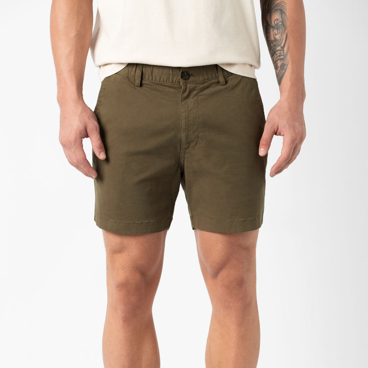 Stretch Short Desert 5.5" front on model