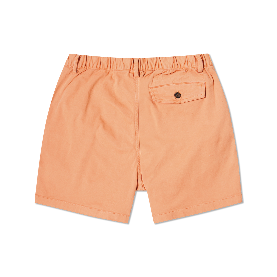 Stretch Short 5 Light Clay back flat