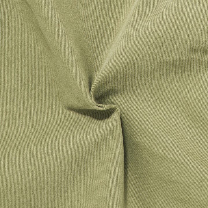 Stretch Short 5 Olive fabric detail