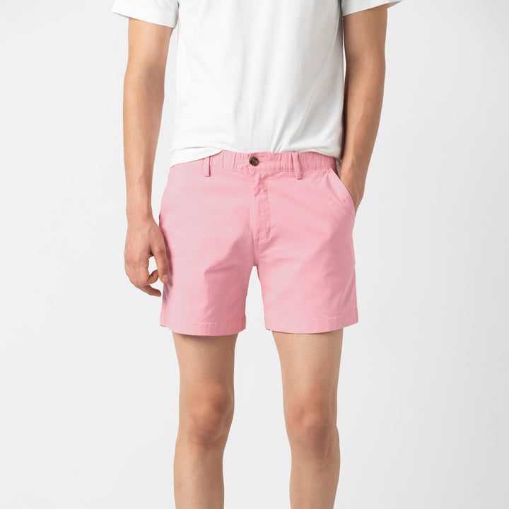 Stretch Short 5 Pink front on model