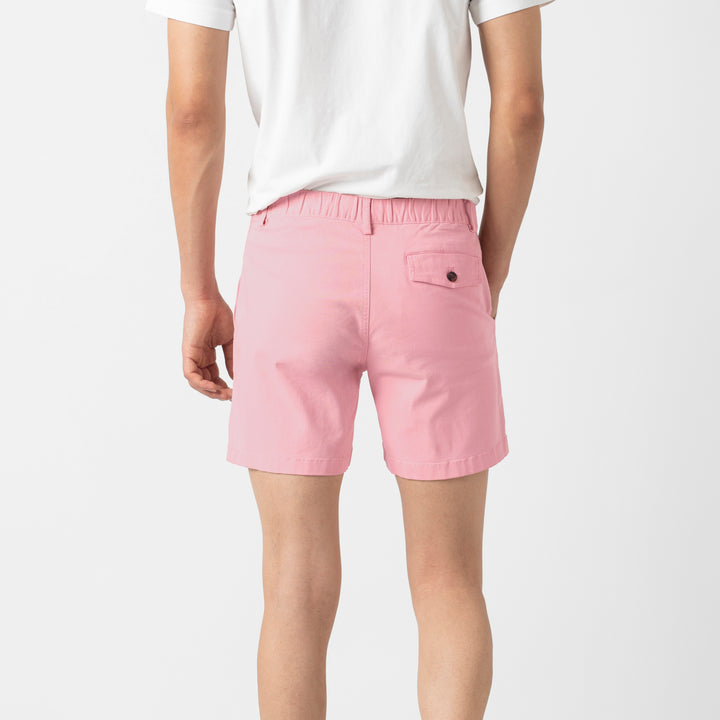 Stretch Short 5 Pink back on model
