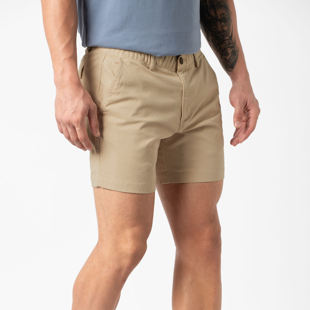 Stretch Short Sand Dune 5.5" side on model