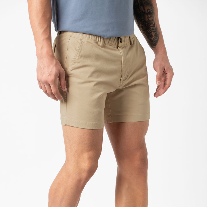 Stretch Short Sand Dune 5.5" side on model