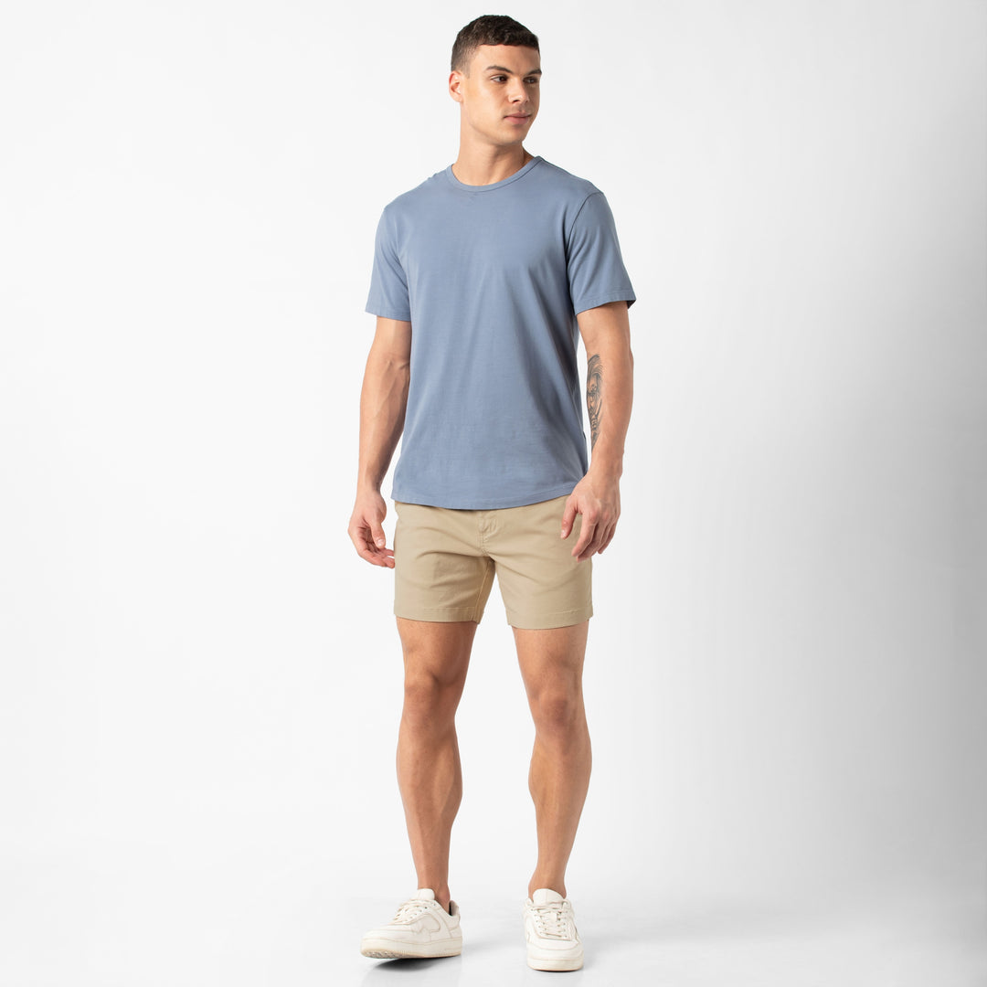 Stretch Short Sand Dune 5.5" full body on model