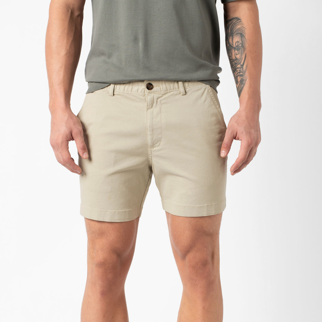 Stretch Short Stone 5.5" front on model