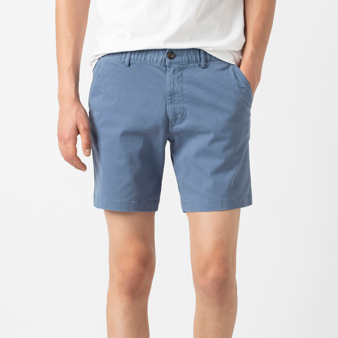 Stretch Short 7" Blue Jay front on model