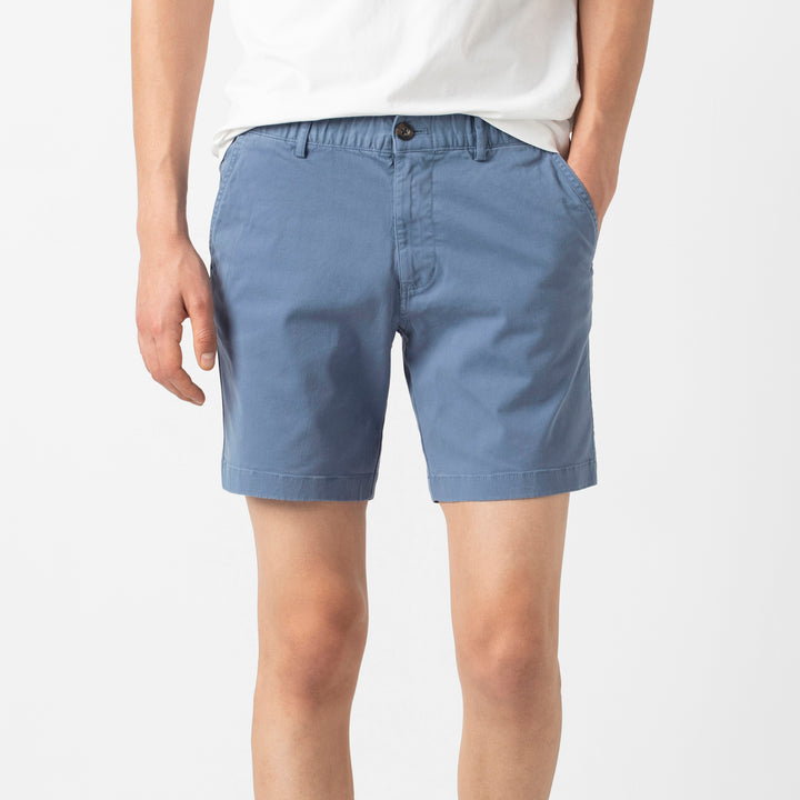 Stretch Short 7" Blue Jay front on model