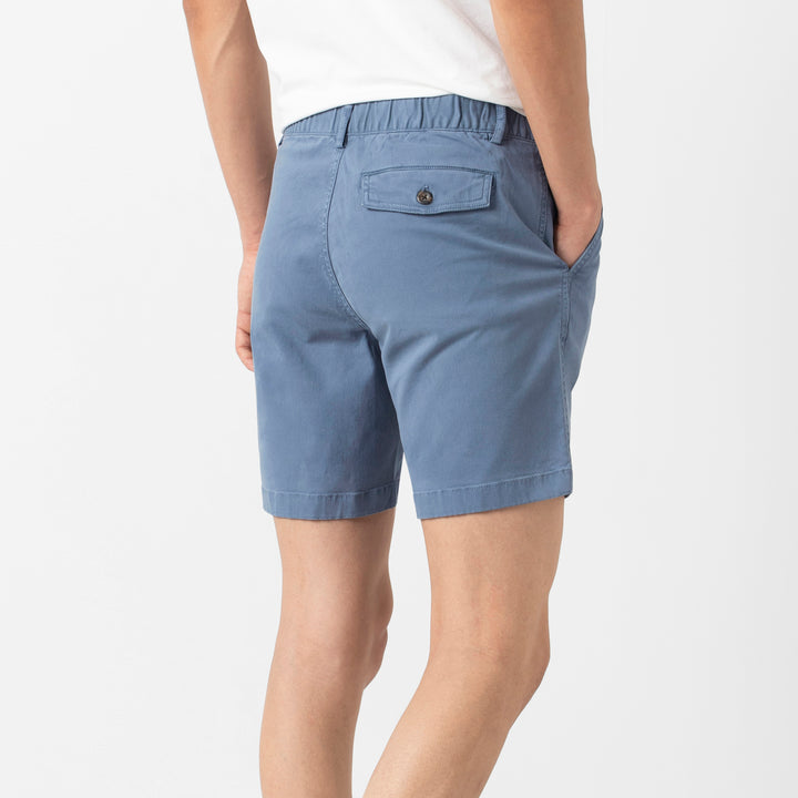 Stretch Short 7" Blue Jay back on model