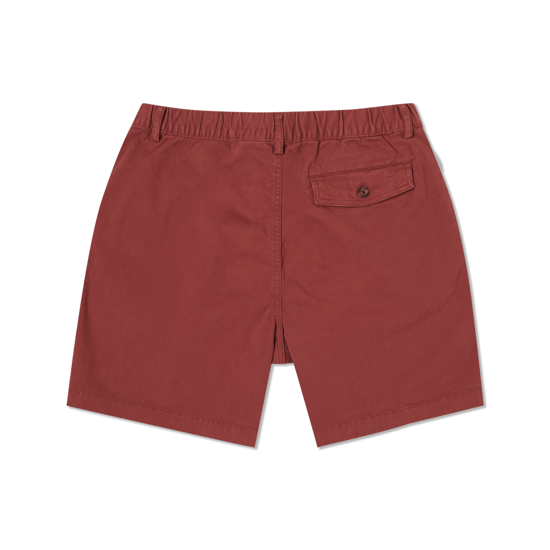 Stretch Short 7 Brick back flat