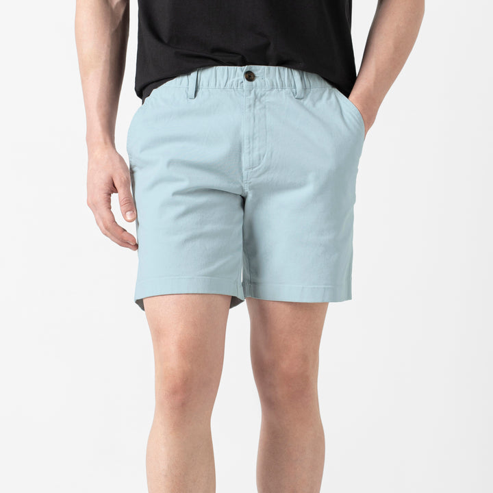 Stretch Short 7" Coastal front on model