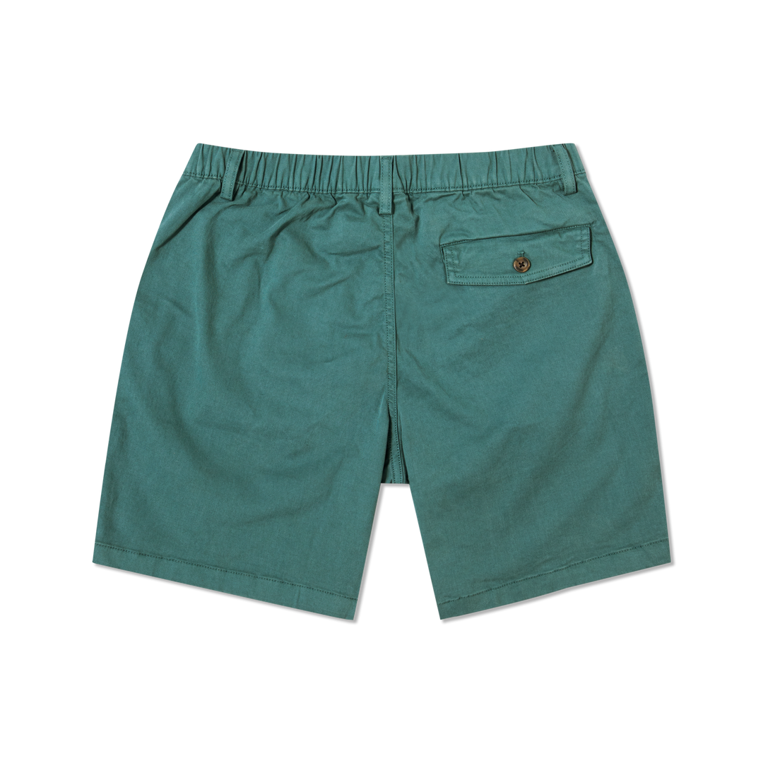 Stretch Short 7 Dark Teal back flat