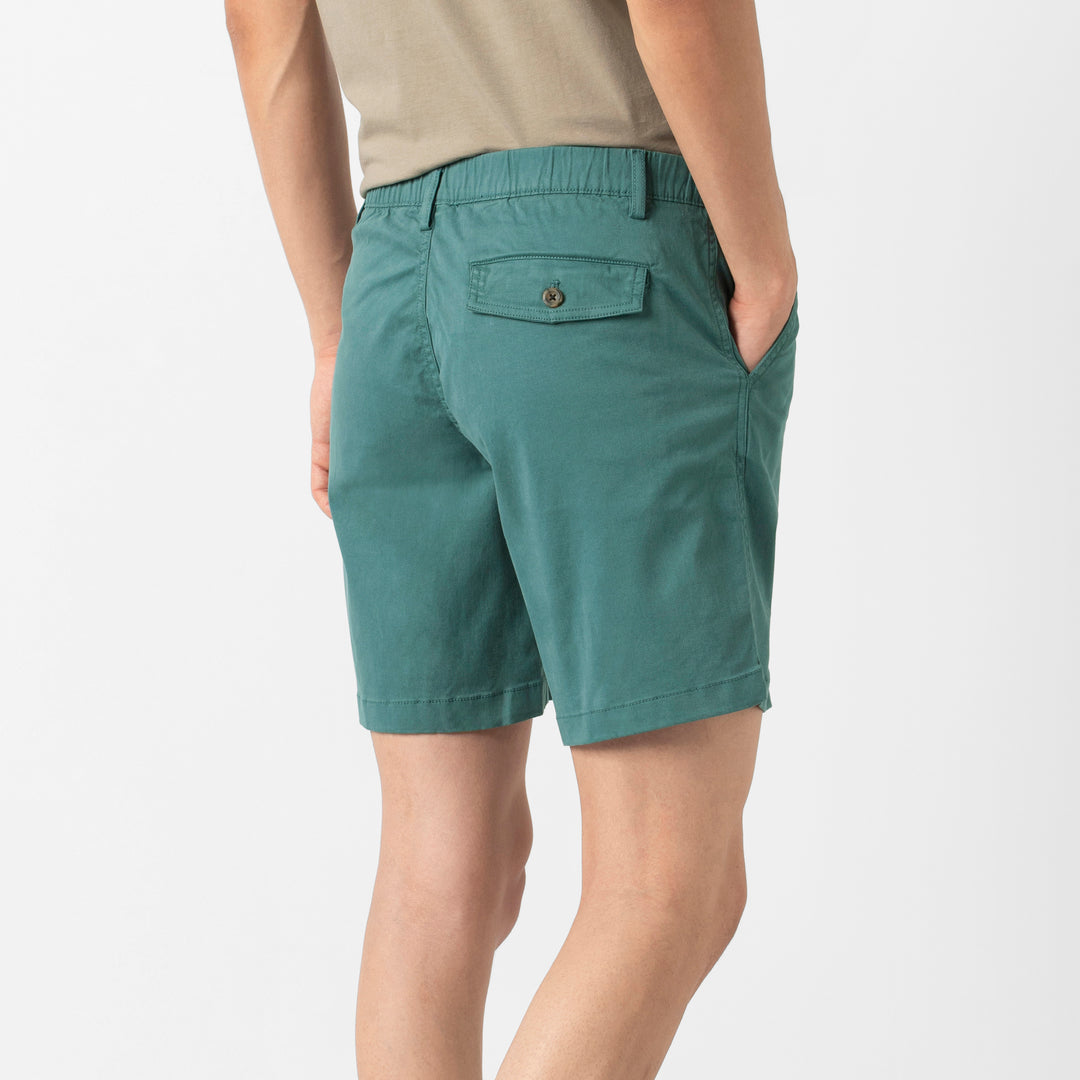 Stretch Short 7" Dark Teal back on model