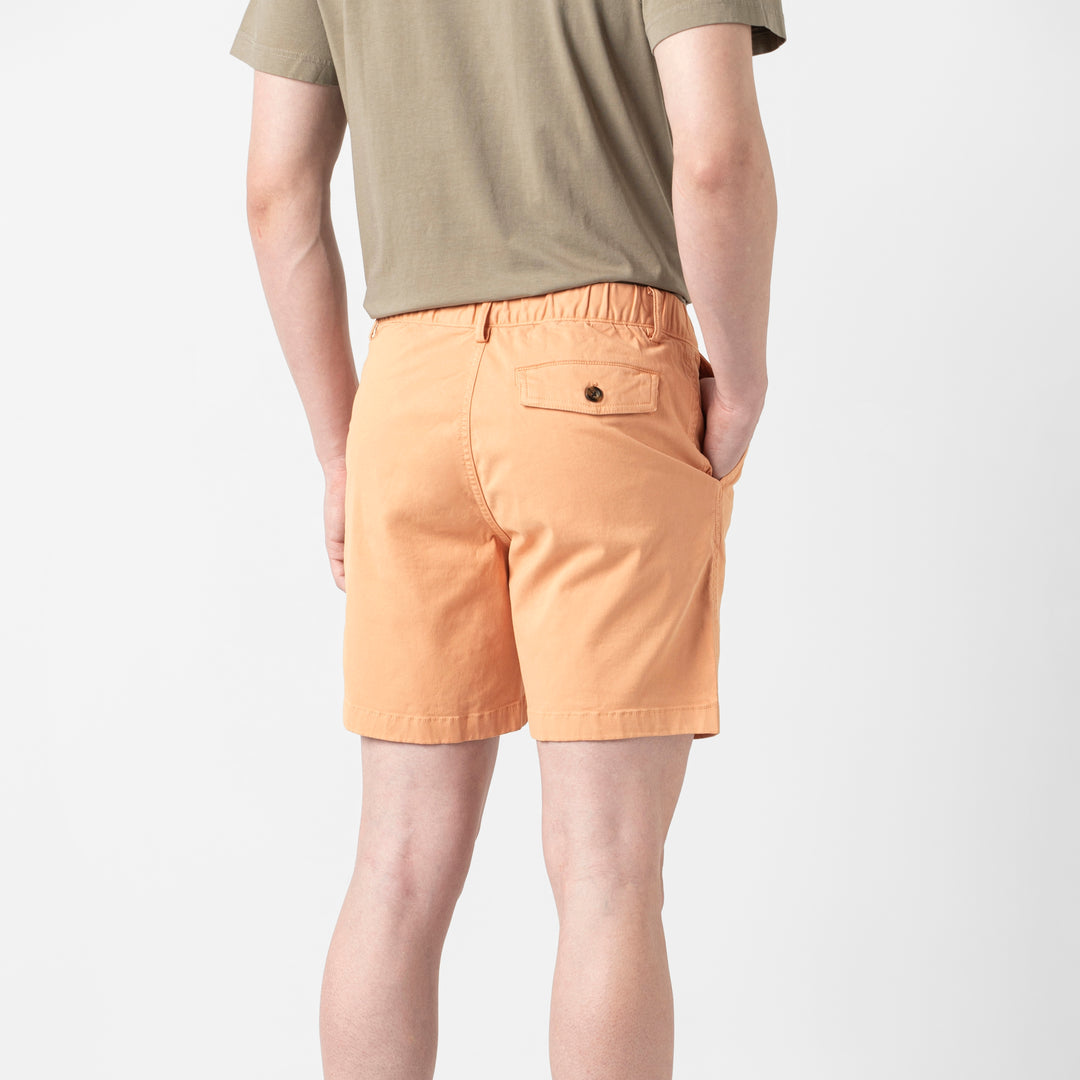 Stretch Short 7 Light Clay back on model