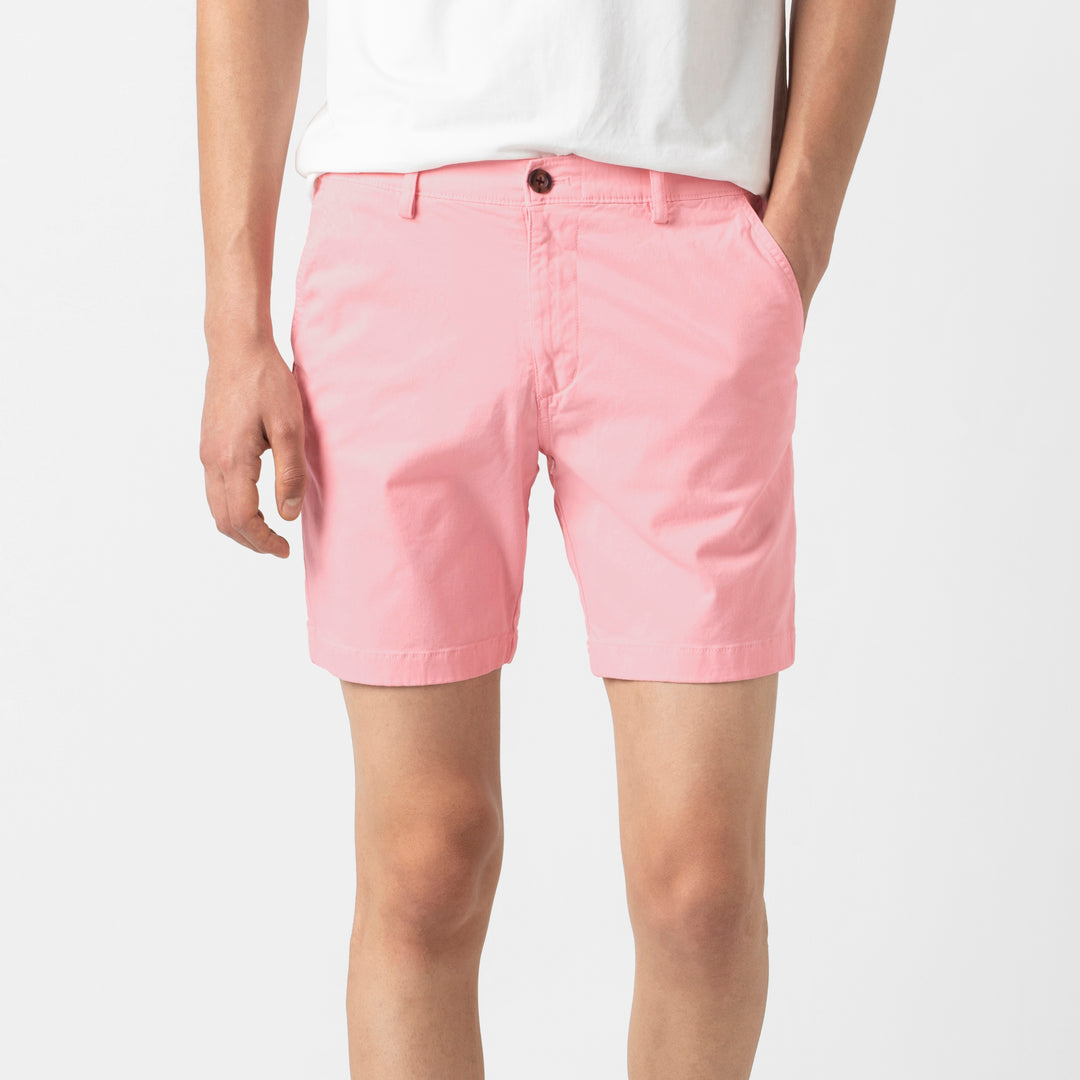 Stretch Short 7" Pink front on model