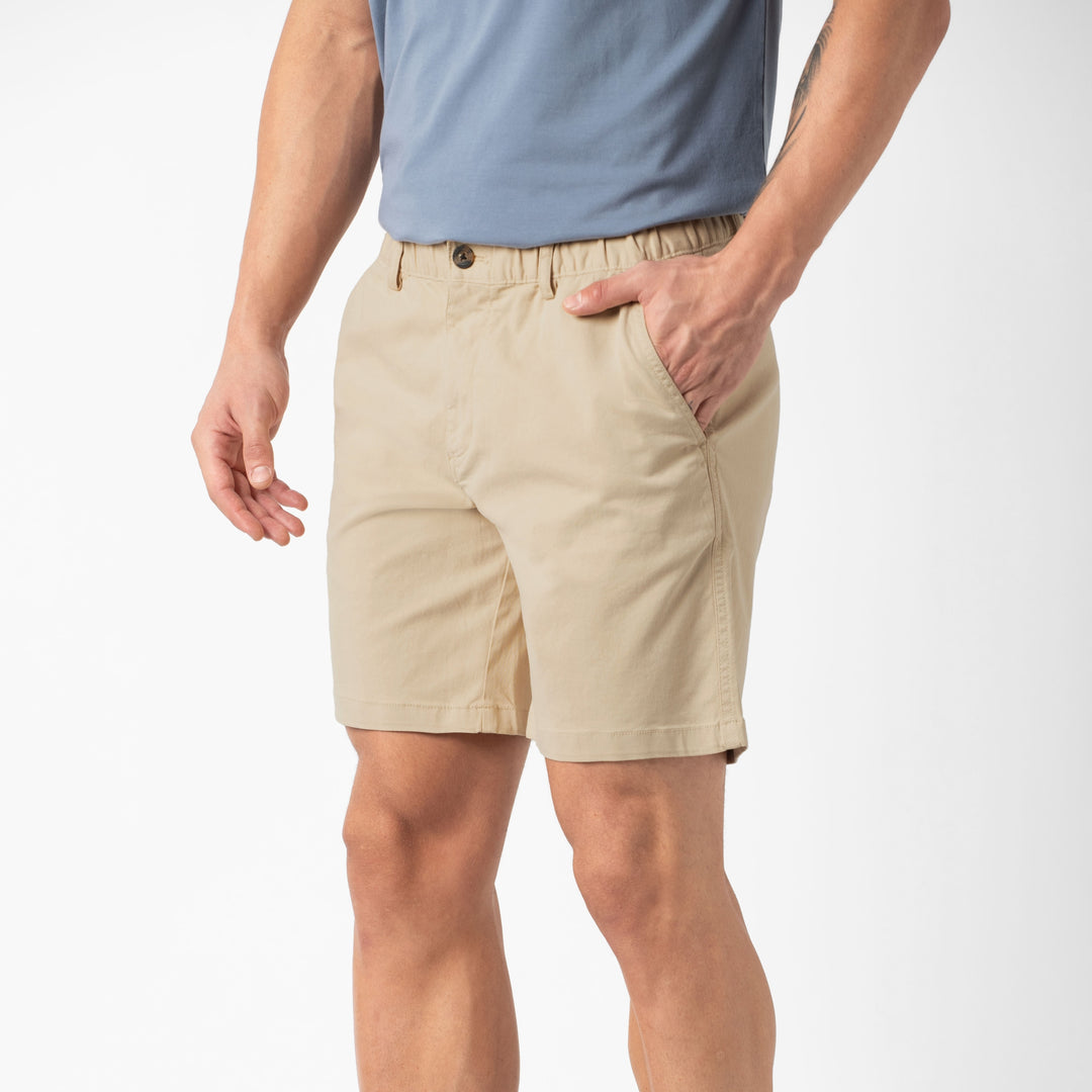 Stretch Short Sand Dune 7" side on model