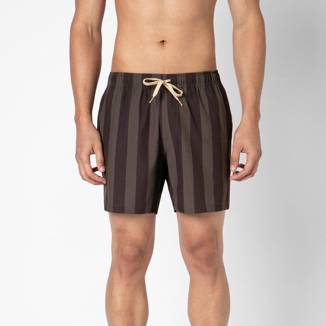Stretch Swim 5 Pirate Strip front on model