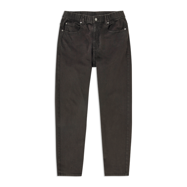 Stretch Travel Jean Charcoal Black front flat