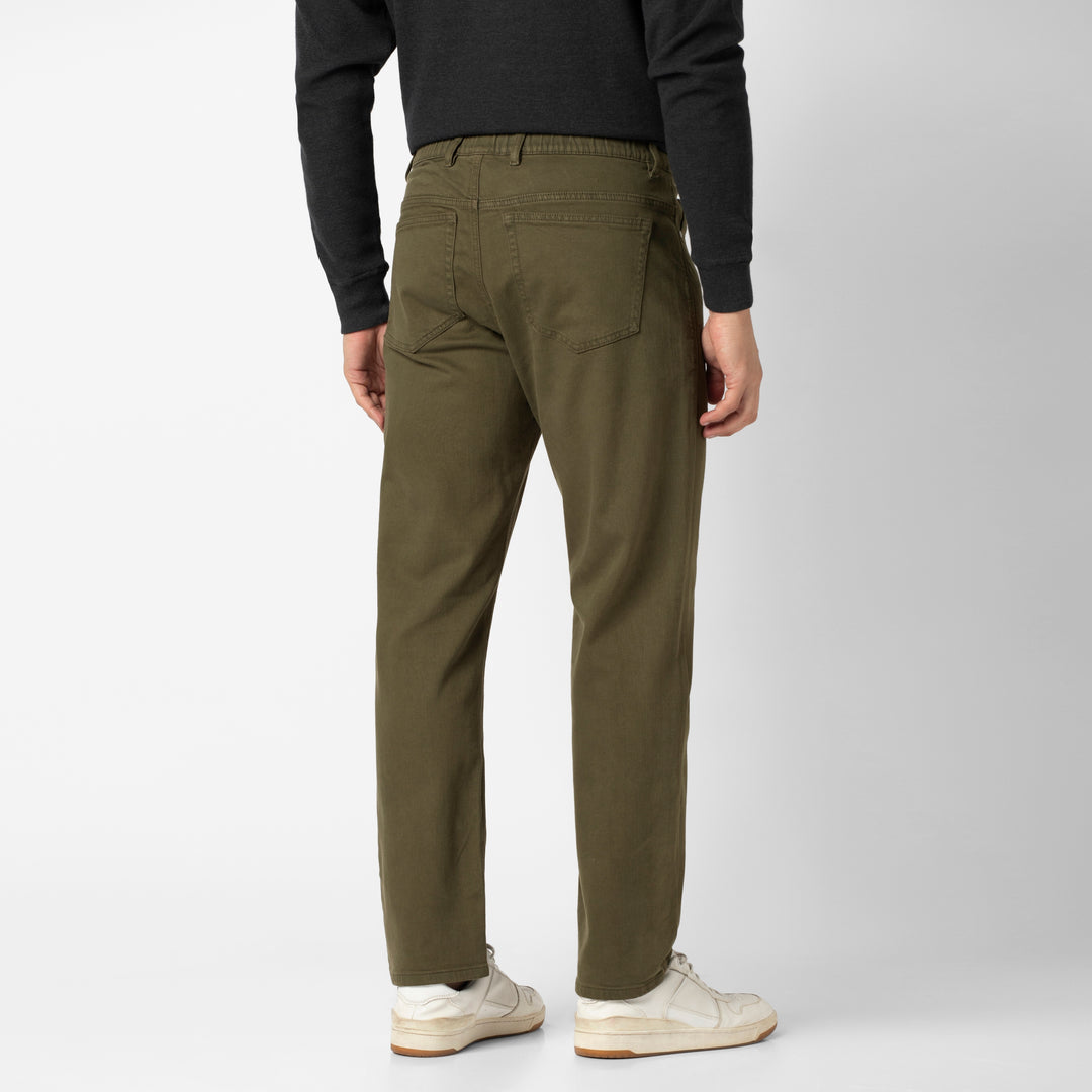 Stretch Travel Jean Crocodile back on model