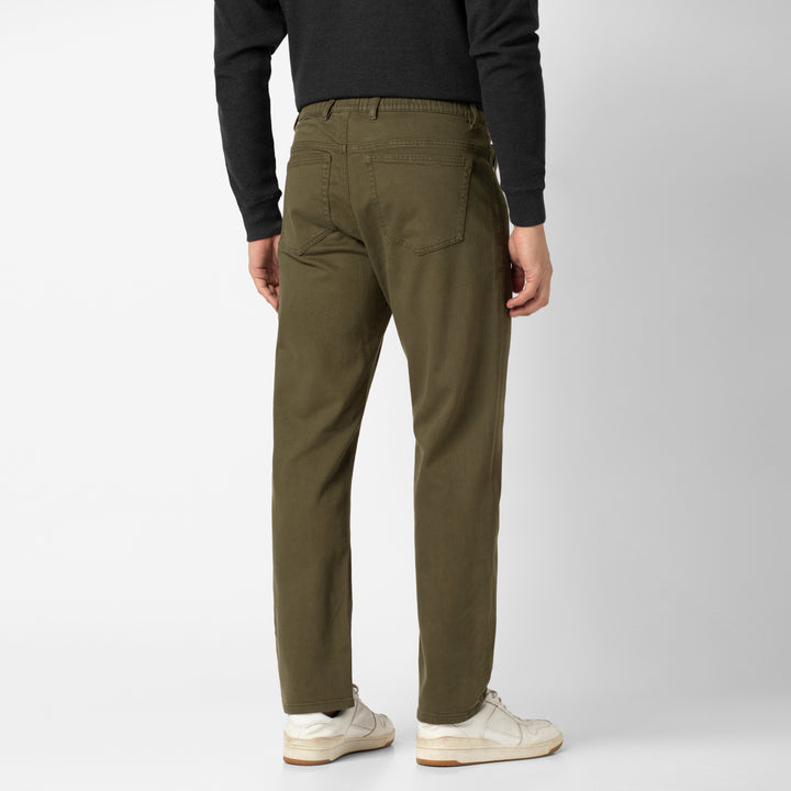 Stretch Travel Jean Crocodile back on model