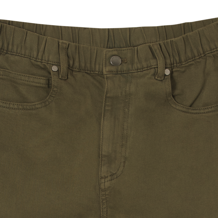 Stretch Travel Jean Crocodile close up front flat